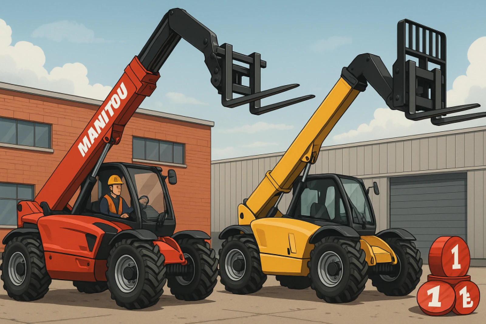 Manitou mu Telehandler mı? Doğru Makine Nasıl Seçilir?
