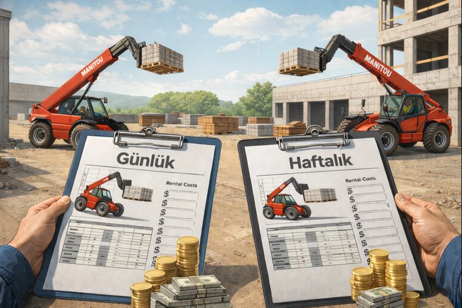 Günlük ve Haftalık Manitou Kiralamanın Farklı Maliyet Yapıları