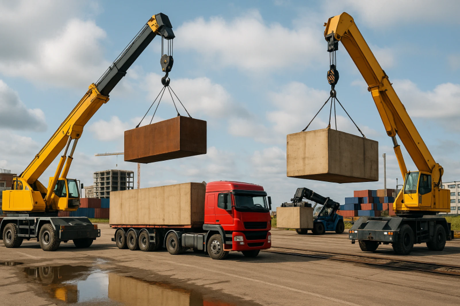 Ağır Yük Taşımada Kullanılan Vinç Türleri